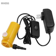 mihosg [Ander Online] 12V small water pump 3-in-1 micro 10 meters lift submersible for drill cutting