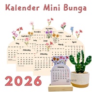 AESTHETIC CALENDAR 2026 / DESK CALENDAR / CUTE CALENDAR / MINI CALENDAR / SOUVENIR / GIFT / CALENDAR
