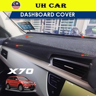 Proton X70 Premium 5D Car Dashboard Cover Dashmat Non-Slip Mat Dashboard Carpet Cover