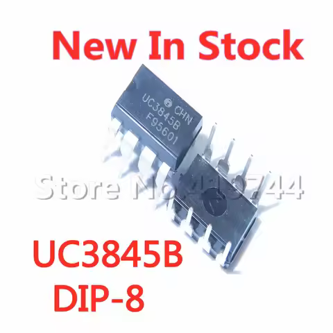 5PCS/LOT UC3845B UC3845BN DIP-8 in-line current mode controller chip In Stock NEW original IC