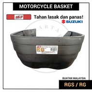 𝗕𝗞𝗣 𝗙𝗥𝗘𝗘 𝗦𝗞𝗥𝗨 ORIGINAL BKP BASKET SUZUKI RGV RG SPORT 110 RGS RU110 Plastic Plastik Pvc Motor Front Bakul Depan Raga Motorsikal Motorcycle