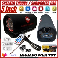Speaker Bluetooth Subwoofer Car 5 Inch Bisa Sambung Mobil AC-DC | Speaker Bass Super Input Bisa 2 Mi