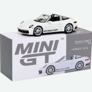 Mini GT 332 Porsche 911 Targa 4S White