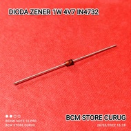 (5 PIECES) Zener Diode FRUIT 1W 4V7 4.7V 1N4732A IN4732A 4732A