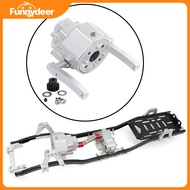 {UU61} Funnydeer <Div> RC อัพเกรดโลหะ Prefixal /Transfer Case/ขาตั้งแบตเตอรี่/Front Rear Beam สำ