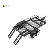 Black RC Car Metal Hitch Mount Trailer Upgrade Parts Accessories for 1/24 RC Trx4m Scx24 Fms24 FMS18
