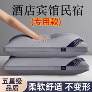 Star Hotel Same Style Pillow Pair Package Non-Collapse Cervical Spine Pillow Core Hotel B & B High P