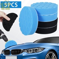 5Pcs Polishing Pad Kit Foam Buffing Pad 5 Inch Auto Car Buffing Pad Set Sponge Pad for Car Waxing SH