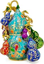 Feng Shui 9 Prosperity Wu Lou Luck ＆ Wealth Amulet Abundance Home Statue Hu Lu Gourd Decoration