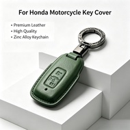 Premium Leather Car Key Case Cover for Honda Pcx160 Giorno Adv150 Sh125 Click160 Adv350 Sh350 Casing