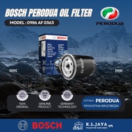 BOSCH OIL FILTER 0363 PERODUA MYVI NEW GEN3 D20N/BEZZA 1.0&1.3/AXIA ALL MODEL/ATIVA/ARUZ