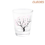 CLEOES Wine Glass 2oz Temperature Sensing Liquor Color Changing Glass Sakura Cup