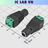 [5 Pieces]- DC5521 DC Power Connector Female 2.1mm Needle Wire Connector With Domino Ic Lab VN