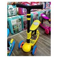 Kids 2-In-1 Mini Scooter With Removable Seat & Light Up Wheels