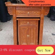 XY7 Solid Wood Altar Household Altar Buddha Cabinet Altar Altar Buddha Shrine Incense Burner Table God of Wealth Bodhisa