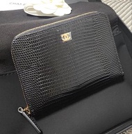 Brand new Chanel short wallet | lizard embossed leather 蜥蜴壓紋