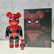 全新未開封|熱賣|Bearbrick marvel spider man no way home upgraded suit 100% & 400% 蜘蛛俠 紅黑戰衣