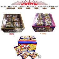 TCSB Popo Beans Shandong Peanuts Kacang Shandong - 36 Packs x 12g / Curry  - 36 Packs x 18g / BBQ - 