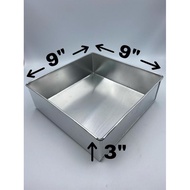 Saiz Pan 9x9 x 3 homemade premium Iron