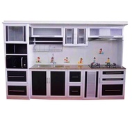 SHOP NBL เคาน์เตอร์ครัวอ่างแกรนิต OLIVIA 3 เมตร // MODEL : KKK-9/23 ดีไซน์สวยหรู สไตล์ยุโรป 8 บานเปิ