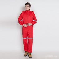 Set Miner Workshop Can Wear Hooded Overalls Printing Factory Flame Retardant Clothing Electricity An