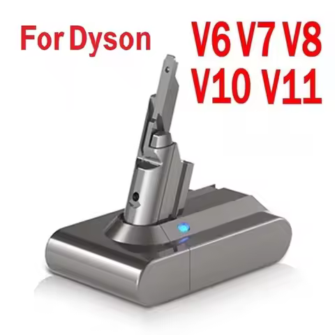 6000mAh 21.6V Batterie for Dyson V6 V7 V8 V10 V11Series SV03 DC62 SV11 SV10 SV12 SV14 SV15 Handheld 