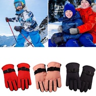breezy Kids Ski Gloves Children Winter Snow Mittens Thermal Gloves for 3-13 Years Kids