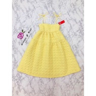 M ️widelia@Real FT Dress Label Beautiful Spaghetti Strap (Yellow)
