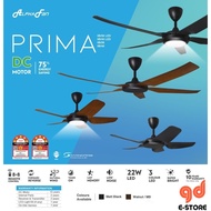 Alpha Prima DC Motor 5 Blades 8 Speeds 3 Colour LED With Remote Control Ceiling Fan 40'' 56'' Cosa C