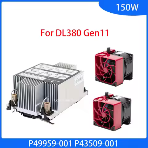 Original NEW HeatSink for DL380 G11 Gen11 CPU Heat Sink Cooling Fan Kit Radiator P43508-001 P49956-0
