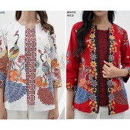 Maye Atasan Batik Jumbo Blouse Wanita Atasan Wanita Blouse Batik Wanit