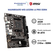 MSI A520M-A PRO Mainboard - A520 Chipset - Socket AM4 - Micro-ATX -