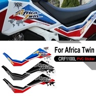 Motorcycle Tank Pad Side Tank Pad Stickers Protector Waterproof For HONDA Africa Twin CRF1100L CRF11