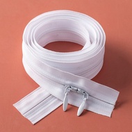 Double-Headed Invisible Zipper 1m 15m Long Zipper White Invisible Quilt Cover for Quilt Cover Zipper