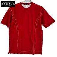 Issey Miyake 男士 ME81JK416 紅色縫線設計 T 卹，4 碼 [二手]