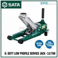 [SATA] Heavy Duty Low Profile Service Jack 3.0 Ton | Professional Hydraulic Floor Jack | 97813A