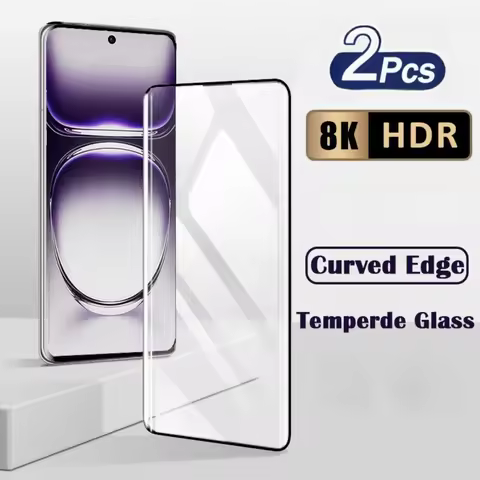 3D Curved Tempered Glass For Oppo Reno 12 11 10 9 8T 5G Screen Protectors For Oppo A1 A2 F27 Pro Plu