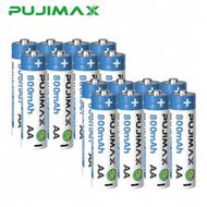 PUJIMAX 16pcs/12pcs/8pcs/4pcs 1.2V AA800mAh Ni-MH Rechargeable Battery, High Performance, Stability 