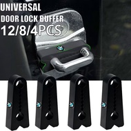 [Ready Stock] 12/8/4PCS BMW Car Door Lock Shock Absorber Pad Silicone Bumper Strip Door Lock Buckle 