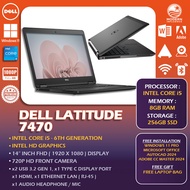 🔥DELL LATITUDE 7400 SERIES LAPTOP - INTEL CORE i5/i7 PROCESSOR - 14 INCH FHD DISPLAY (TOUCHSCREEN) -
