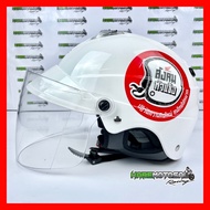 🏁 INDEX HELMET HONDA H2C WITH CLEAR VISOR 🏁 ORIGINAL THAILAND STYLE HALF TOPI THAI