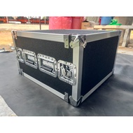 Wooden Rack With Lid Aluminum Edge Size 6u Depth 24 Inches Mounting Rail With Nuts