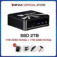 【Super Flagship 2024】BMAX B9 Power Mini PC  มินิ พีซี Windows11 CPU GEN12 Intel Core i9-12900HK Iris