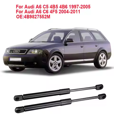 2PCS Rear Tailgate Boot Trunk Gas Spring Struts For Audi A6 C5 4B5 4B6 Estate Avant 1997-2005 A6 C6 