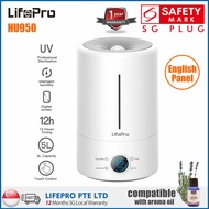 【English Version of F628S】【Humidifier with Most Functions-Timer+Smart Humidity+UV Light】LifePro HU95