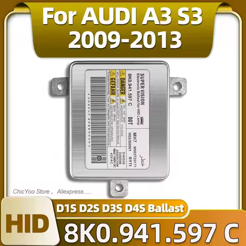 W003T20171 Ballast 12V Xenon Headlight D1S D2S D3S D4S 35W Control Block 8K0.941.597 C For AUDI A3 S