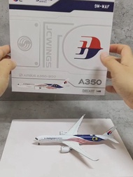 Malaysia Airlines Airbus A350 9M-MAF 1/400 Jc wings Diecast display model Limited edition MLE HOBBY