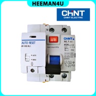 Heeman4u CHINT Electric RCCB 2 Pole/4 Pole c/w Auto Reset/30mA/100mA/300mA NL1-63 100% Malaysia Regu