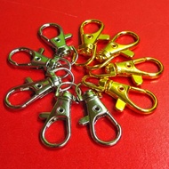 ❤️FRC❤️(10pcs) Lobster Claps For Keychain,Gold & Silver Color, 35mm long