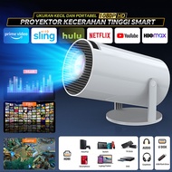 Proyektor 4K Ultra HD untuk Rumah Menampilkan Dinding Kamar Tidur Sistem Home Theater Cerdas Tanpa L